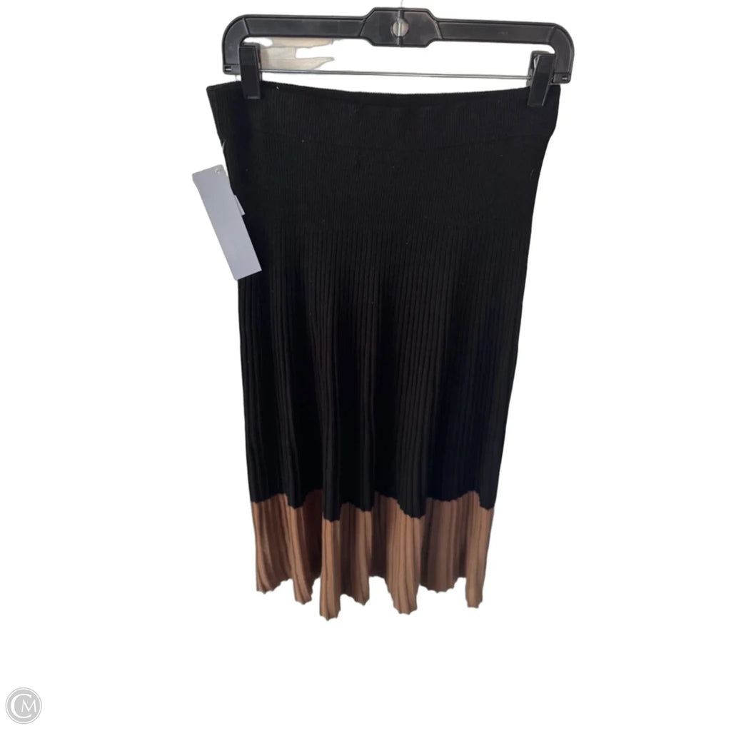 Skirt Maxi By Max Studio In Black & Brown, Size: S