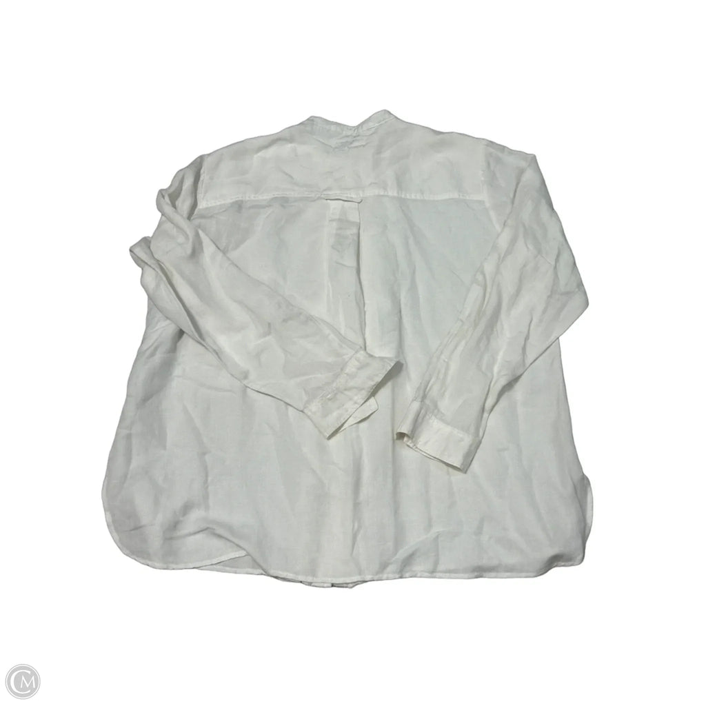 Top Long Sleeve By Pilcro In White, Size: 1x
