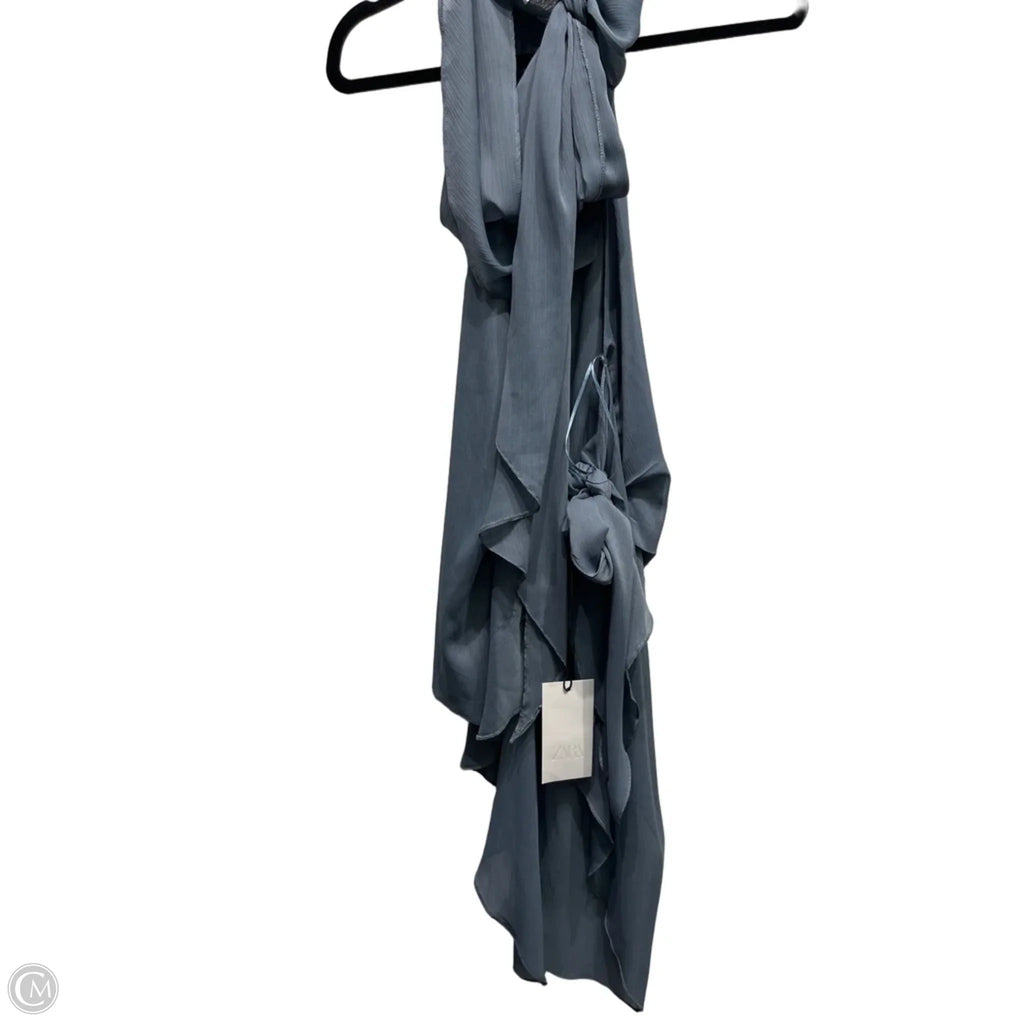 Top Sleeveless By Zara In Blue, Size: Xl