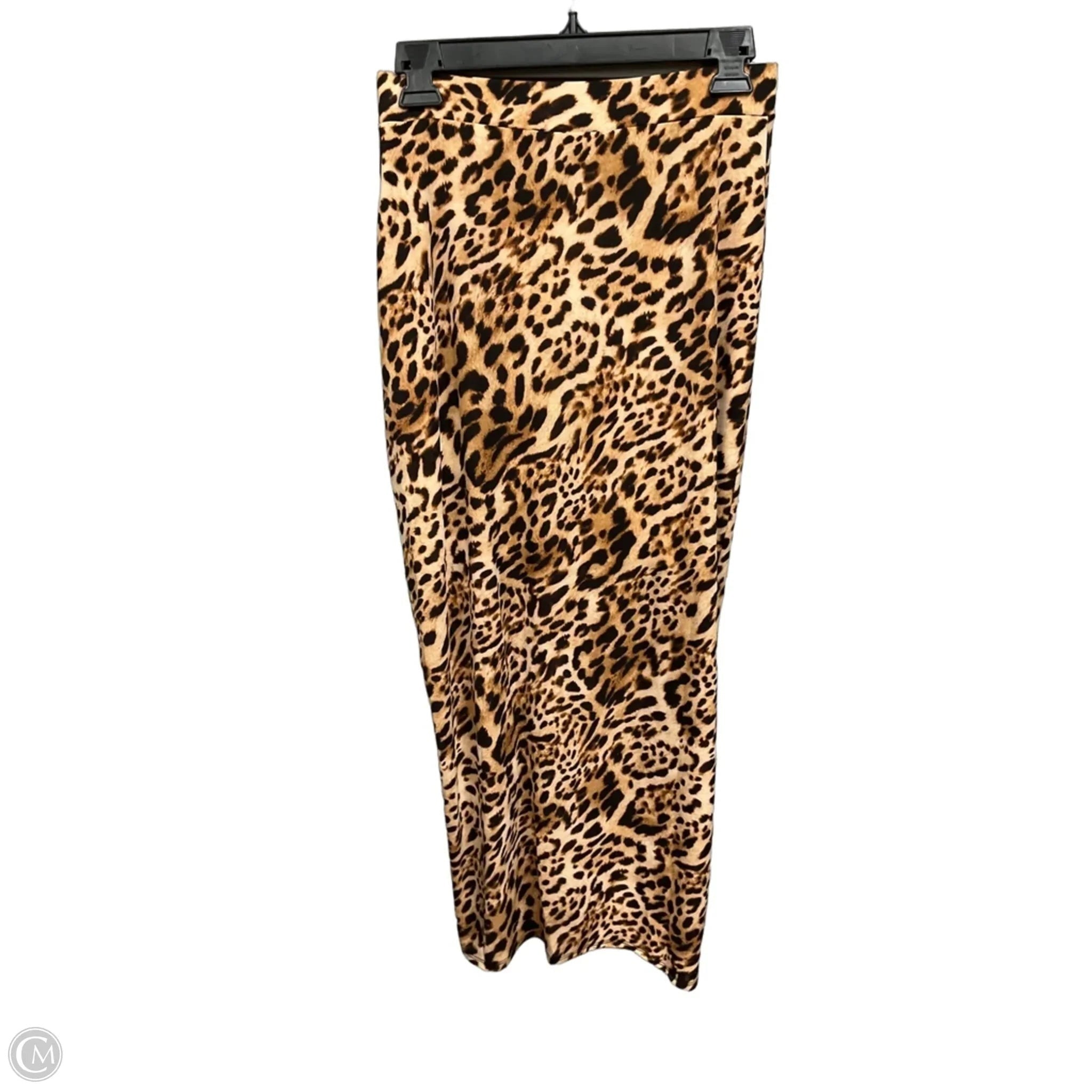 Skirt Maxi By International Concepts In Animal Print, Size: 4