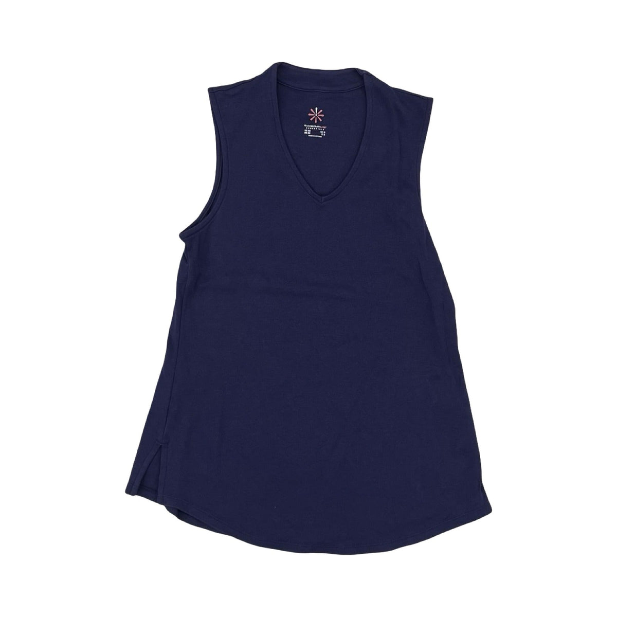 Top Sleeveless By Isaac Mizrahi Live Qvc In Navy, Size:Xs