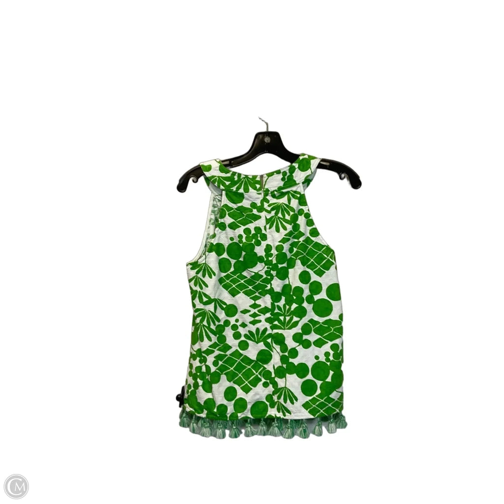 Top Sleeveless By Trina Turk In Green, Size: S