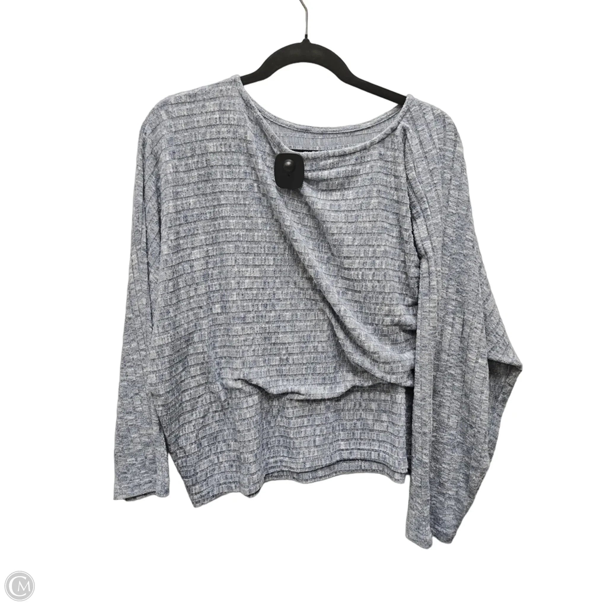 Top Long Sleeve By Cmc In Blue, Size: Xl