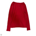Top Long Sleeve Basic By A New Day In Red, Size: M