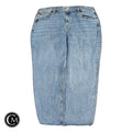 Jeans Straight By Abercrombie And Fitch In Blue Denim, Size: 18