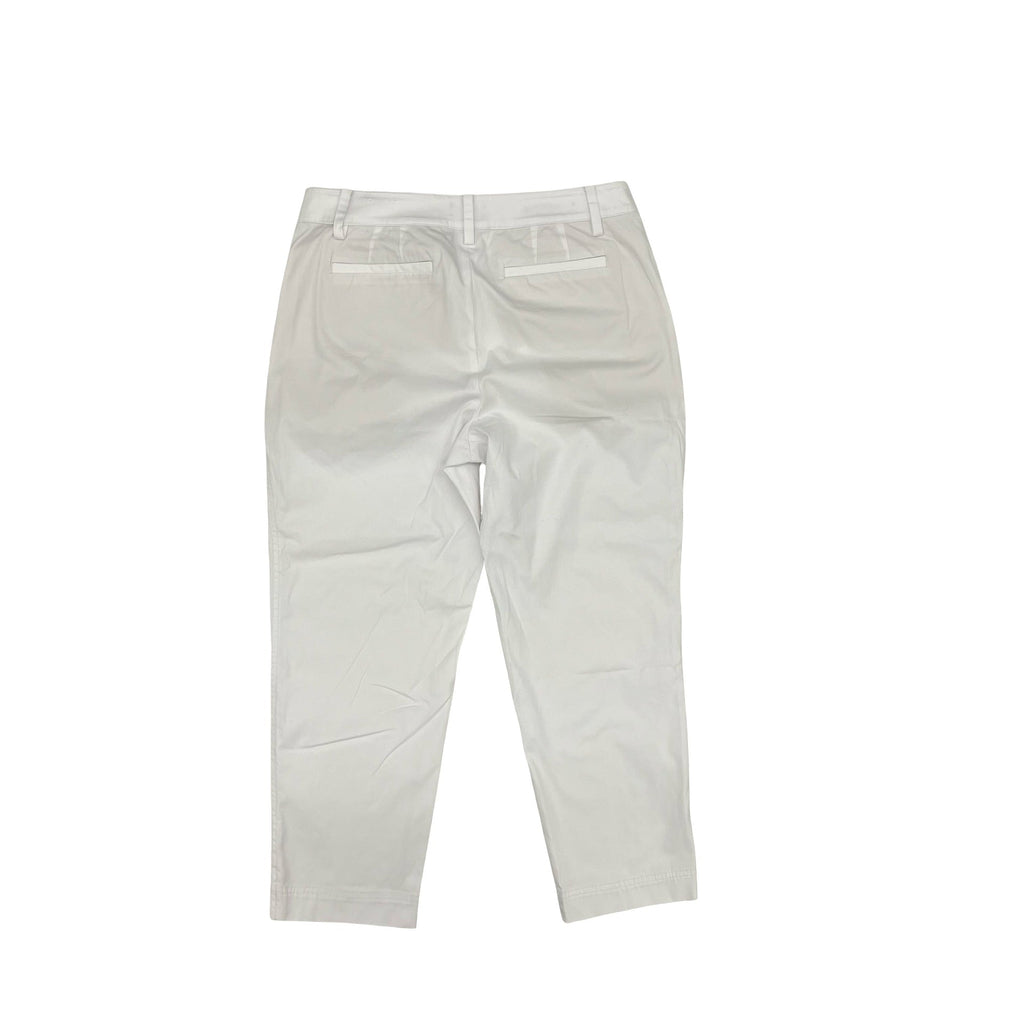 Pants Cropped By Talbots In White, Size:12