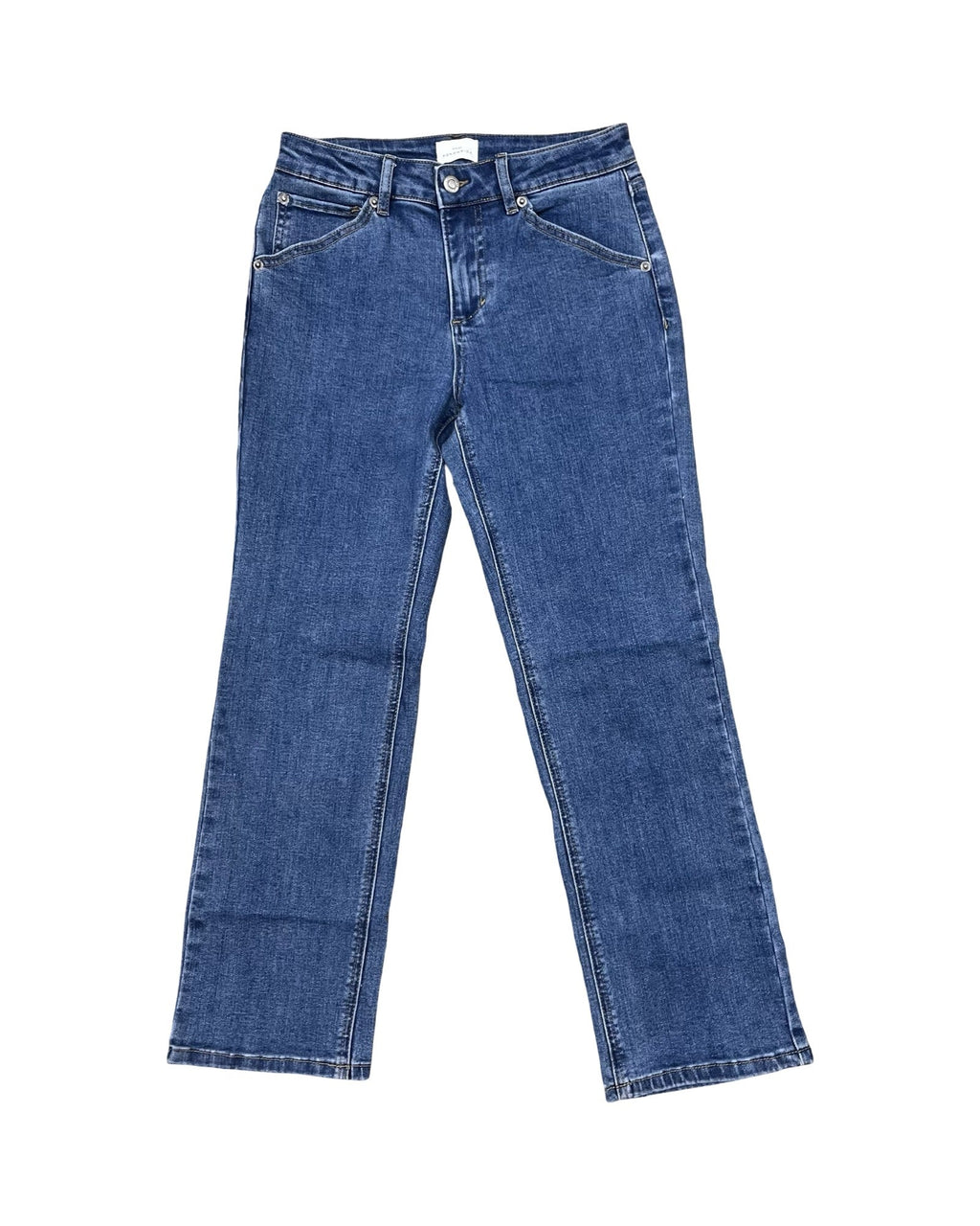 Jeans Cropped By 7Diamonds In Blue Denim, Size:2