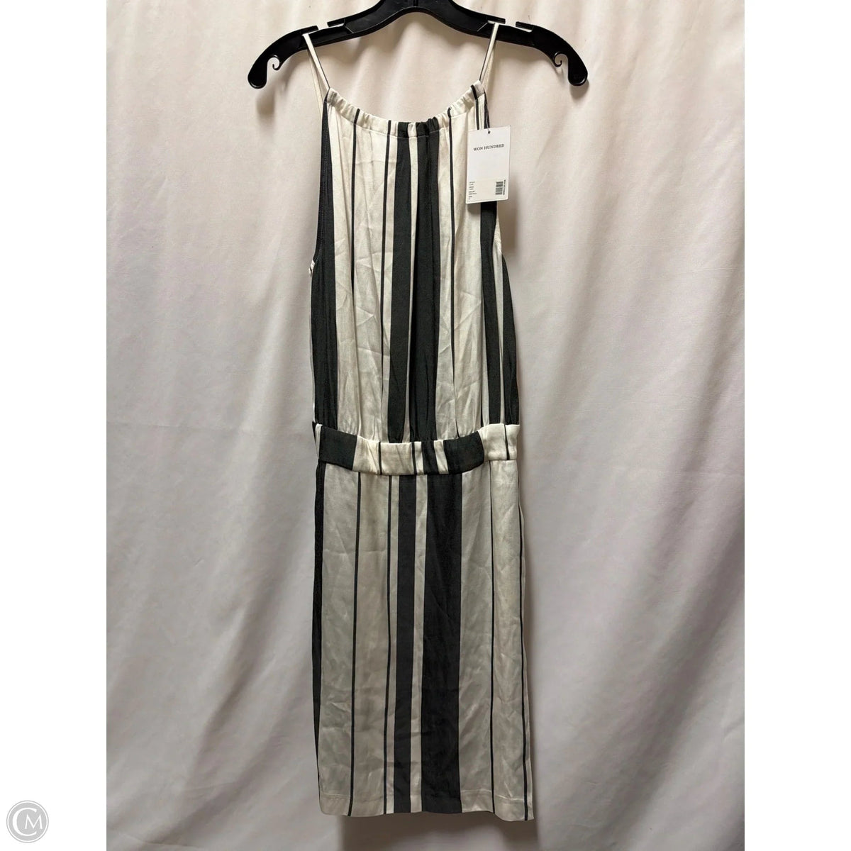 Dress Casual Midi By Clothes Mentor In Grey, Size: M