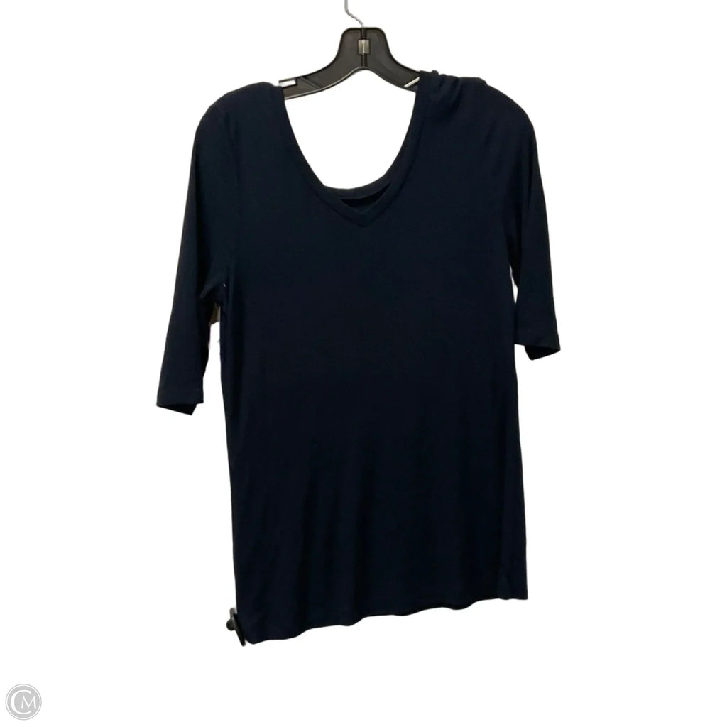 Top Short Sleeve Basic By Liverpool In Navy, Size: M