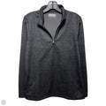Athletic Top Long Sleeve Collar By Pga Tour In Grey, Size: L
