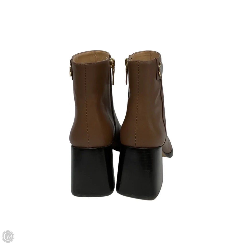 Boots Designer By Coach In Brown, Size: 7