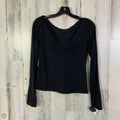 Athletic Top Long Sleeve Crewneck By Lululemon In Black, Size: M