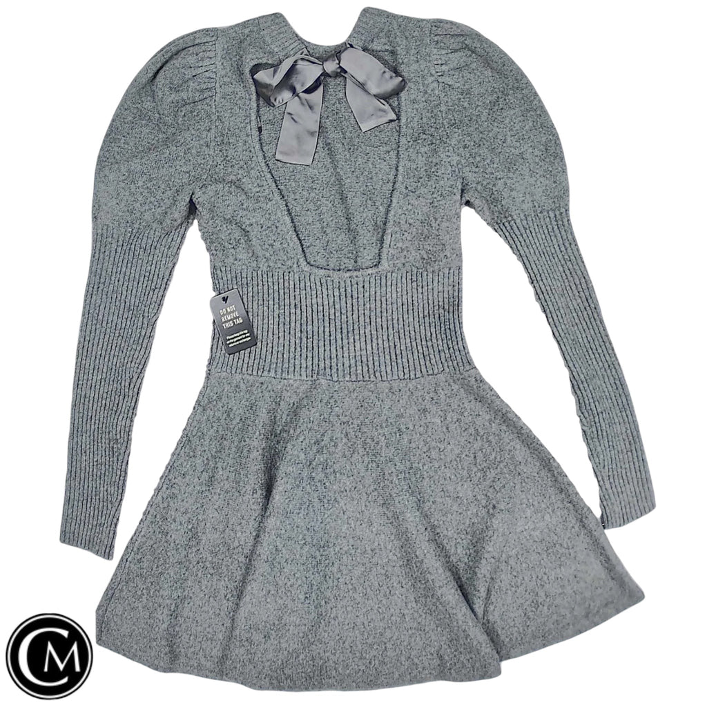 Dress Sweater By Express In Grey, Size: Xs