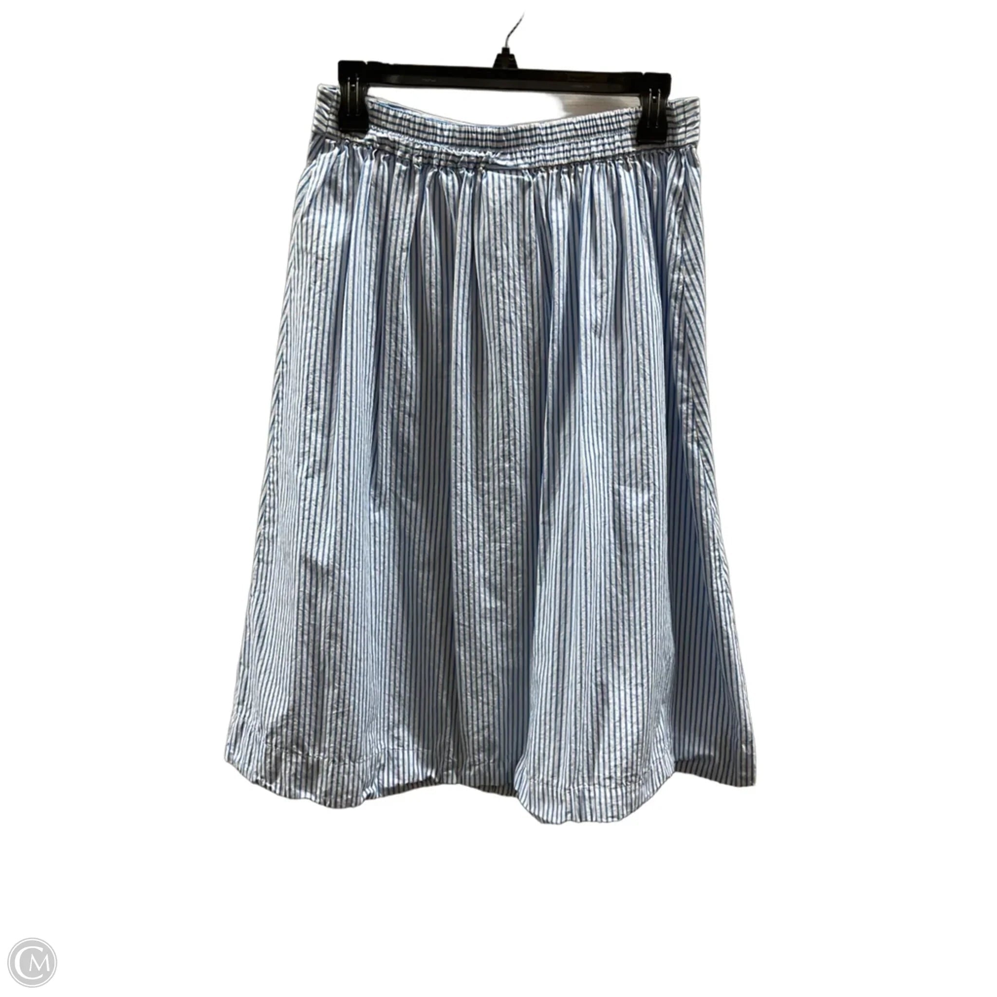 Skirt Midi By A New Day In Striped Pattern, Size: M