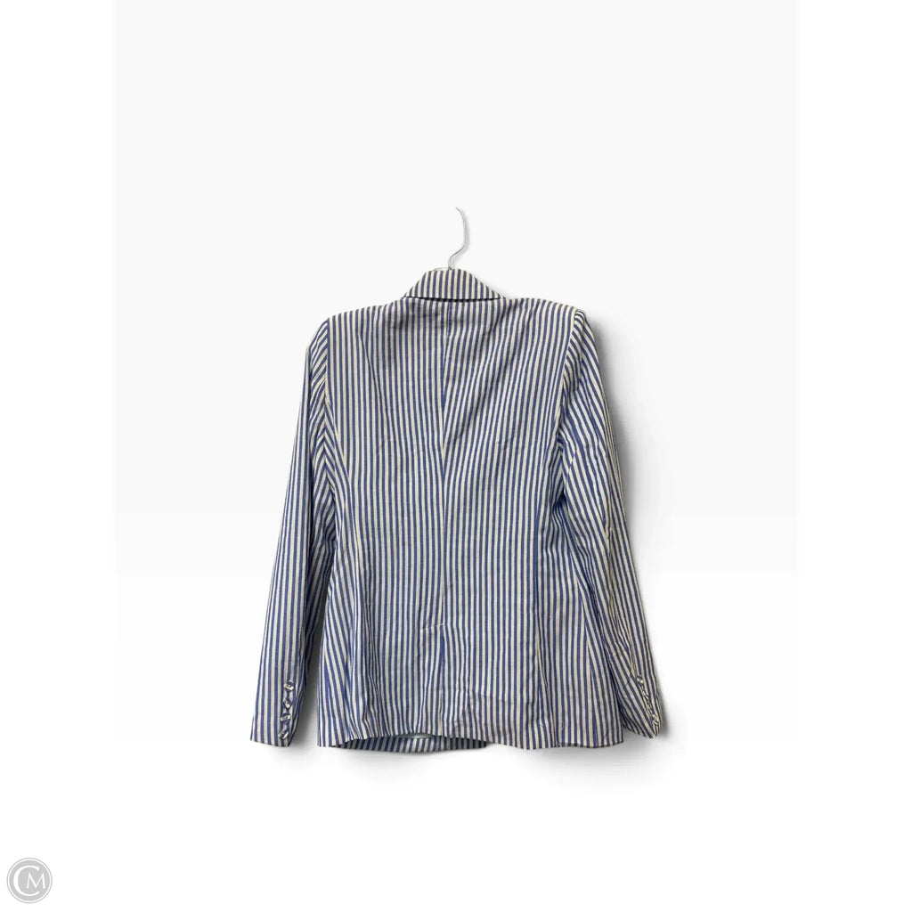 Blazer By Clothes Mentor In Striped Pattern, Size: S
