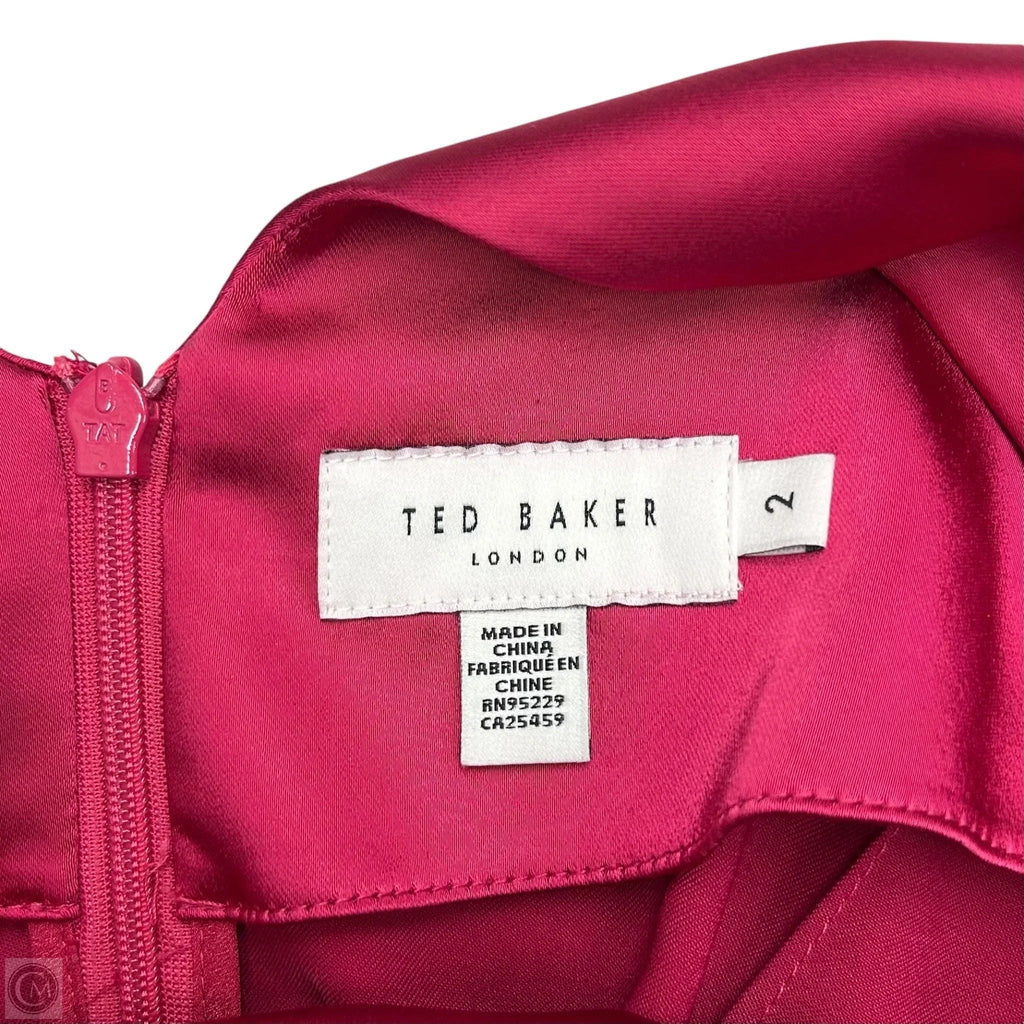 Dress Party Midi By Ted Baker In Pink, Size: S