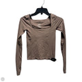 Top Long Sleeve By Free People In Brown, Size: Xs