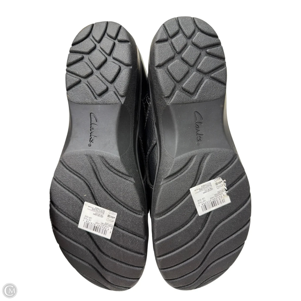 Shoes Flats By Clarks In Black, Size: 10