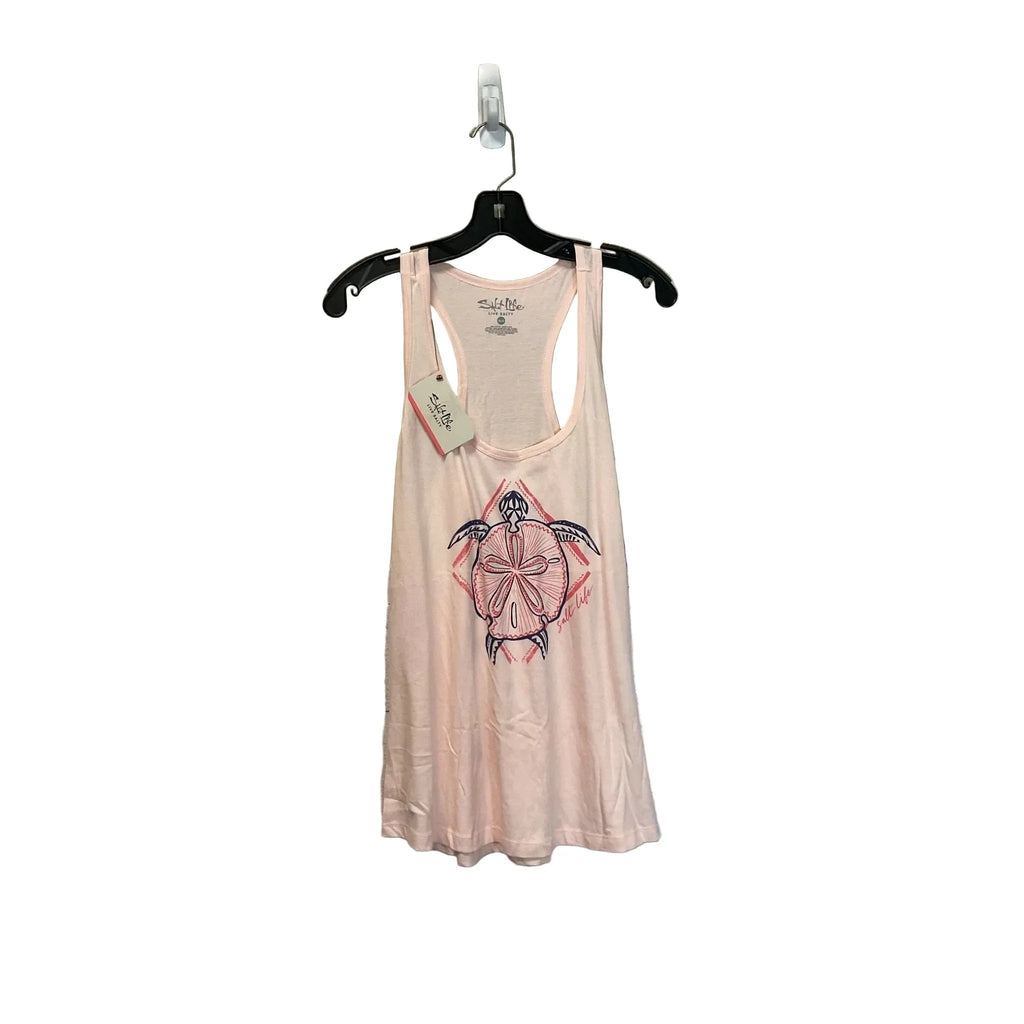 Top Sleeveless Basic By Salt Life In Pink, Size: Xl
