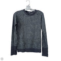Athletic Top Long Sleeve Collar By Lululemon In Black, Size: 6