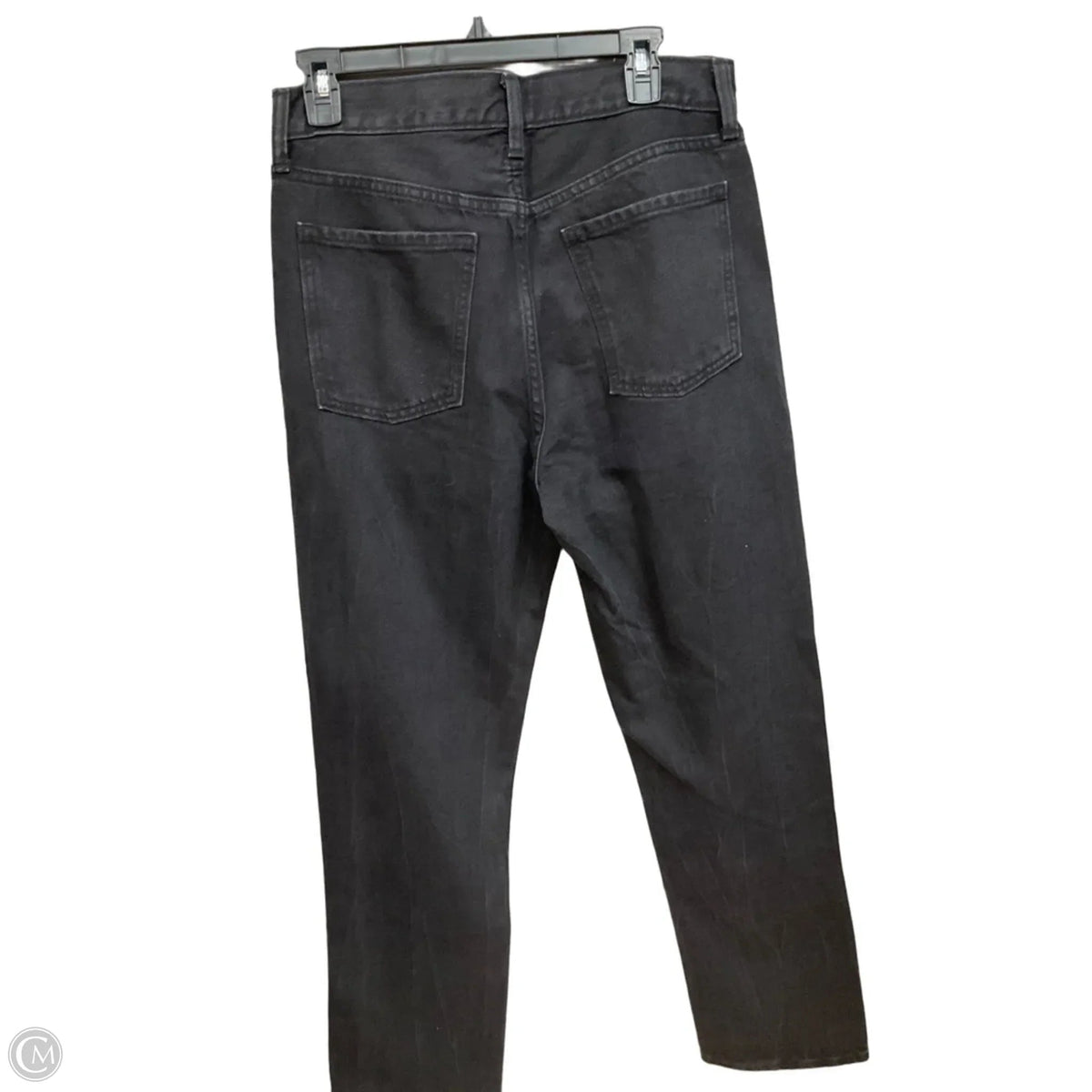 Jeans Straight By Old Navy In Black Denim, Size: 6