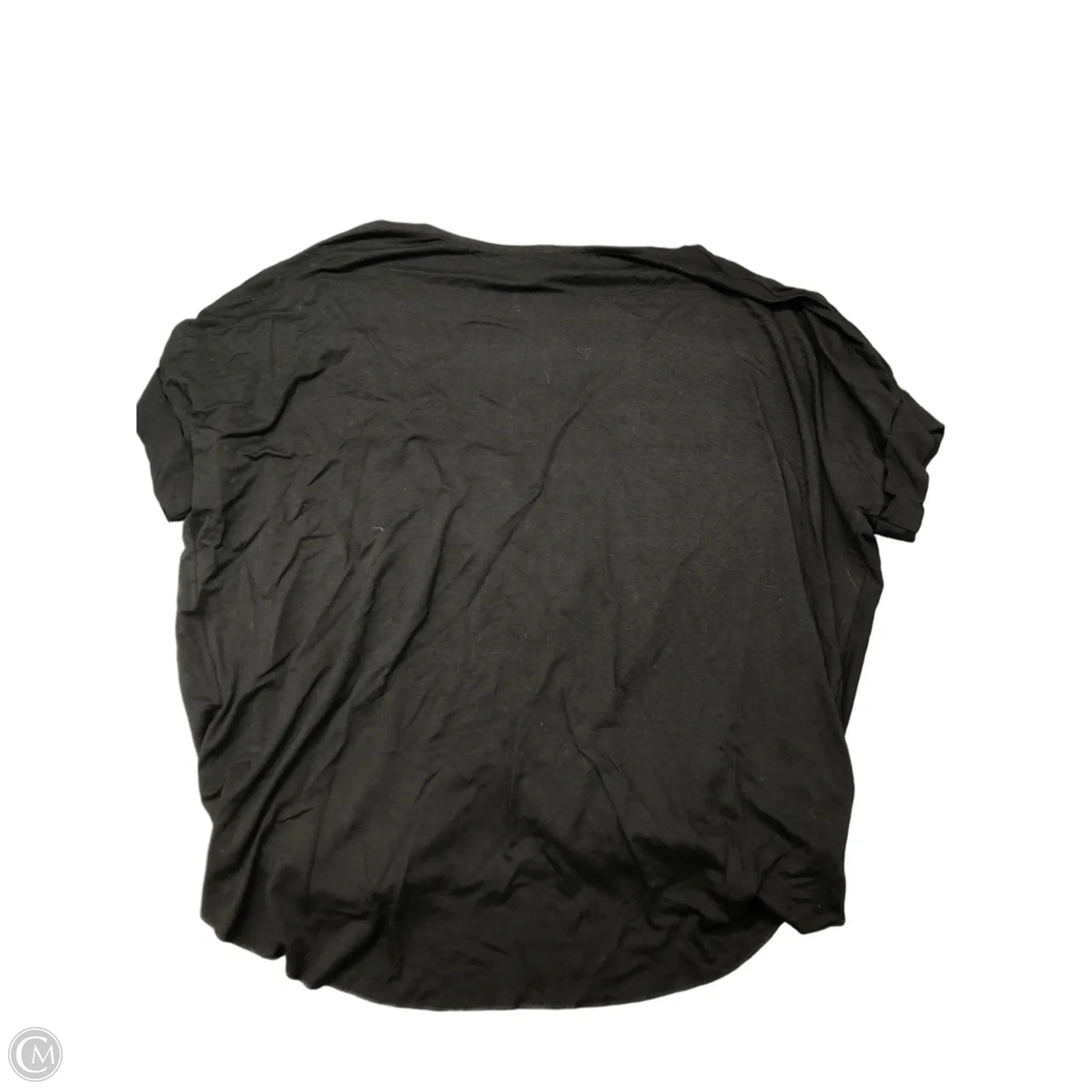 Top Short Sleeve By Zenana Outfitters In Black, Size: Xl