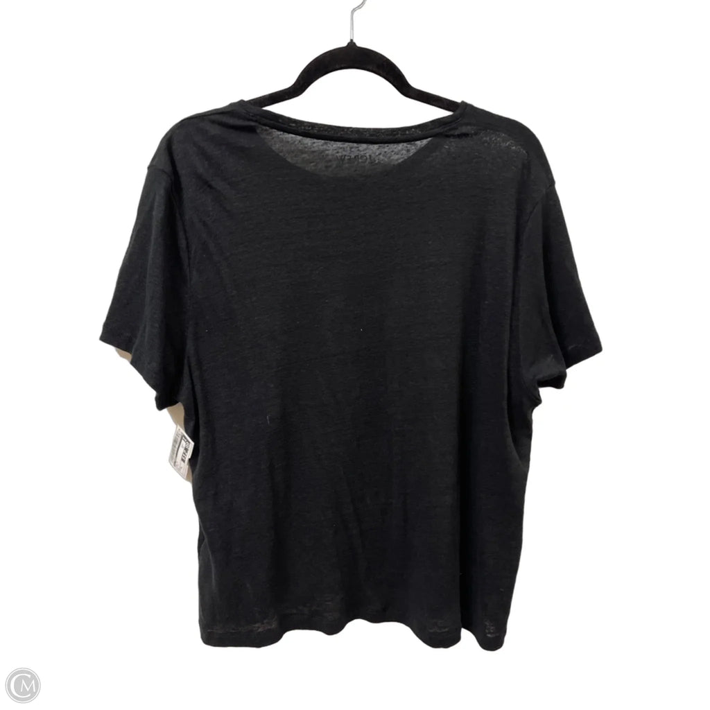 Top Short Sleeve By J. Crew In Black, Size: Xl