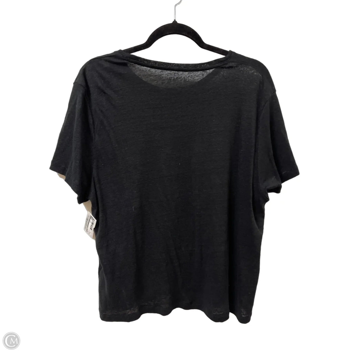 Top Short Sleeve By J. Crew In Black, Size: Xl