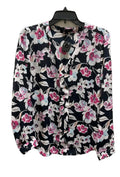 Top Long Sleeve By Banana Republic In Floral Print, Size: M