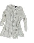 Sweater Cardigan By Clothes Mentor In Beige, Size:2X