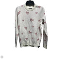 Sweater By Berkley Jensen In Pink & White, Size: M