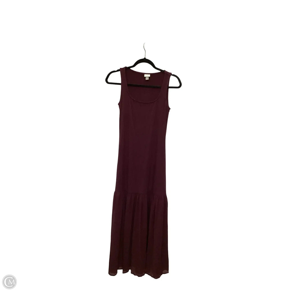 Dress Casual Maxi By A New Day In Purple, Size: Xs