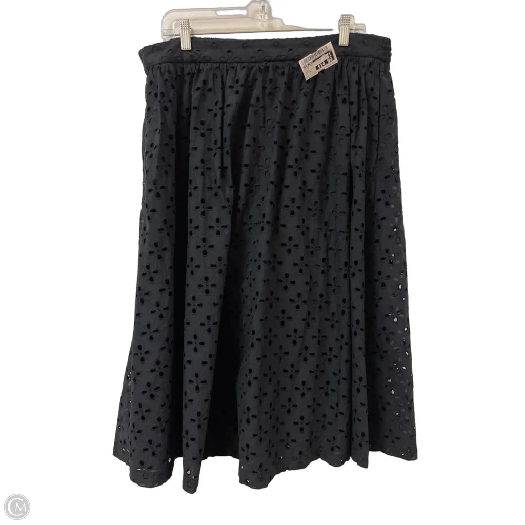 Skirt Maxi By Nine West In Black, Size: 12