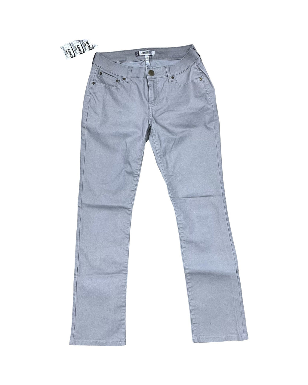 Jeans Straight By Jennifer Lopez In Grey, Size:6