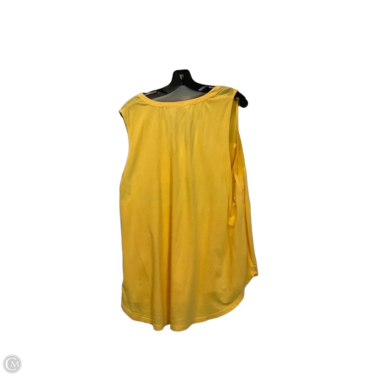 Top Sleeveless Basic By Loft In Yellow, Size: Xl