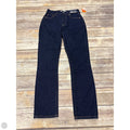 Jeans Straight By Abercrombie And Fitch In Blue Denim, Size: 0