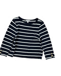 Top Ls By Clothes Mentor In Blue & White, Size:L