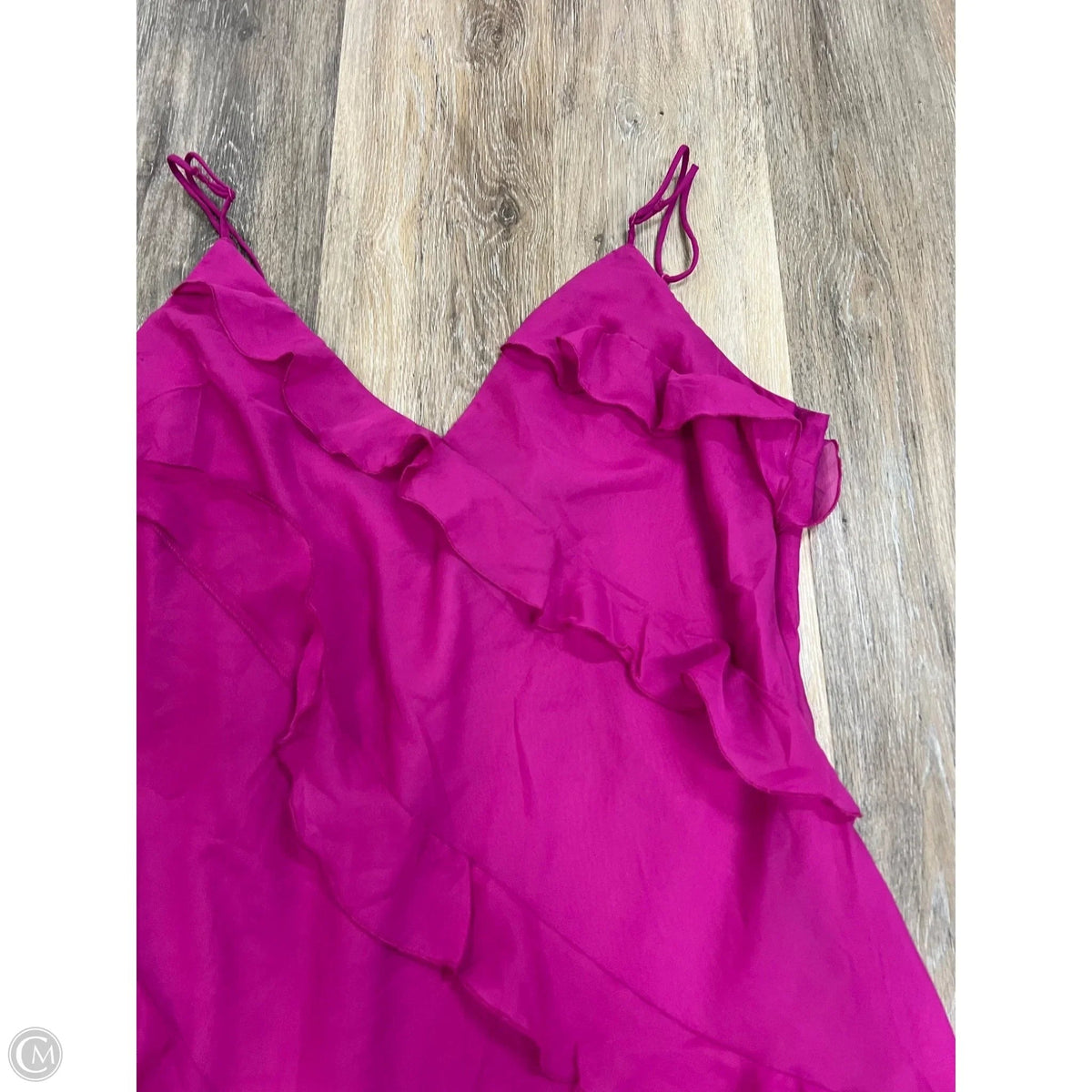 Dress Party Midi By Abercrombie And Fitch In Pink, Size: Xl