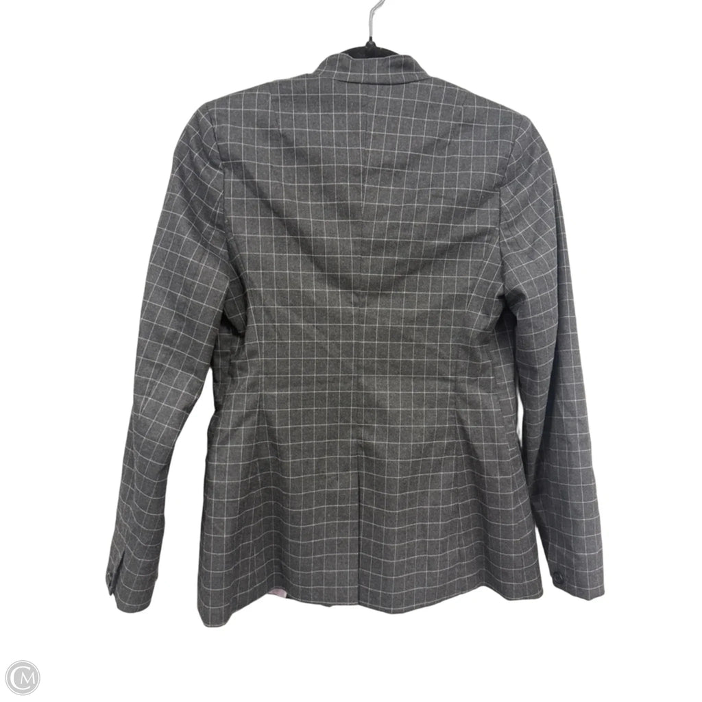 Blazer By Banana Republic In Grey & White, Size: 4