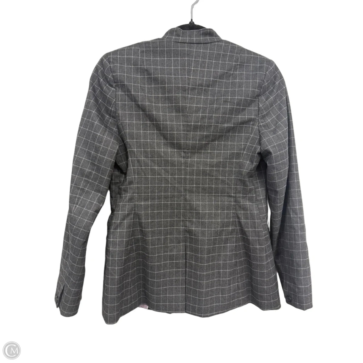 Blazer By Banana Republic In Grey & White, Size: 4