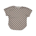 Blouse Ss By Anne Klein In Black & Pink, Size:Xs