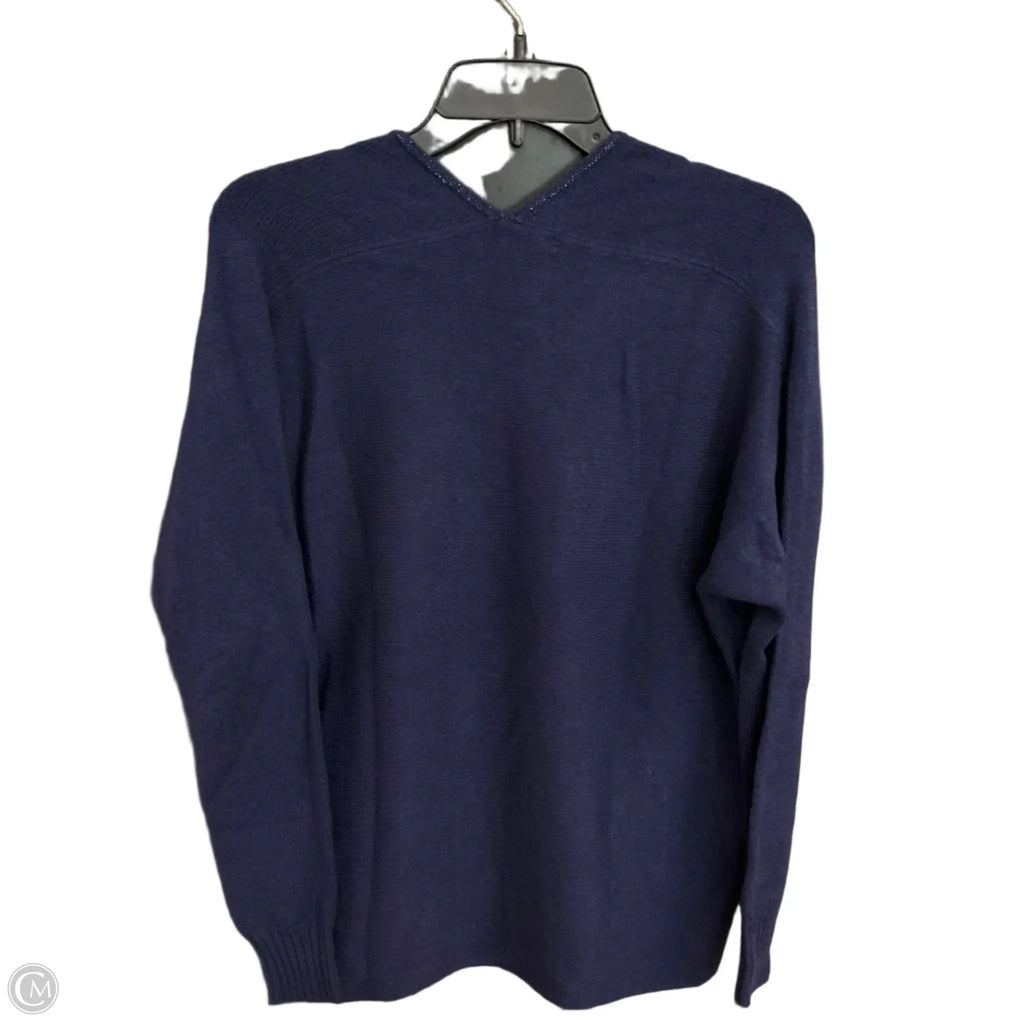 Sweater By Lilla P In Navy, Size: Xs