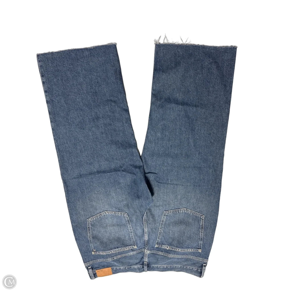 Jeans Wide Leg By Madewell In Blue, Size: 16