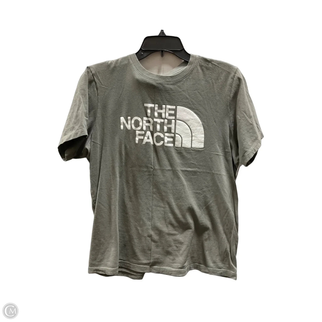 Athletic Top Short Sleeve By The North Face In Green, Size: L