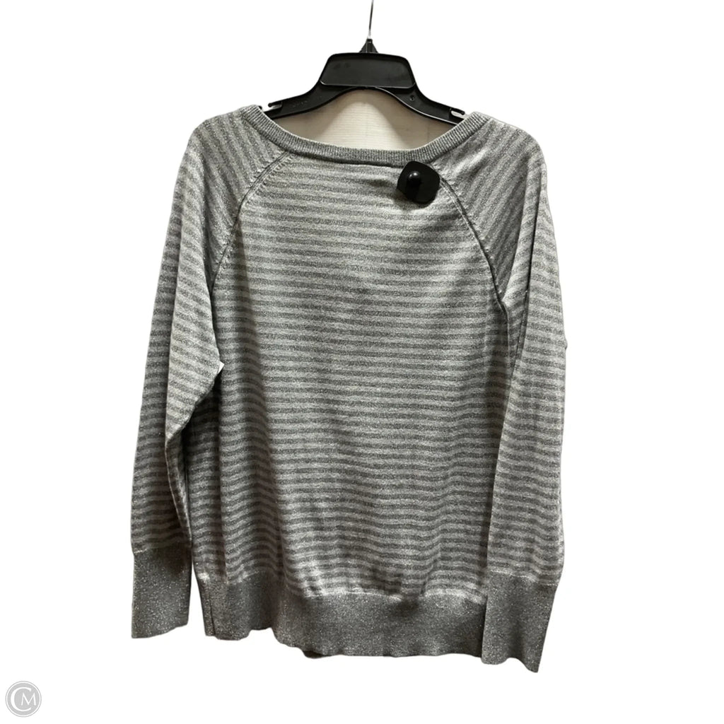 Cardigan By Lane Bryant In Silver, Size: 18