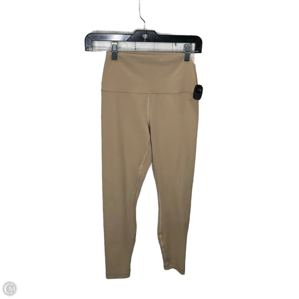 Athletic Leggings By 90 Degrees By Reflex In Beige, Size: S