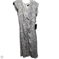 Dress Work By White House Black Market In Blue & Cream, Size: 8