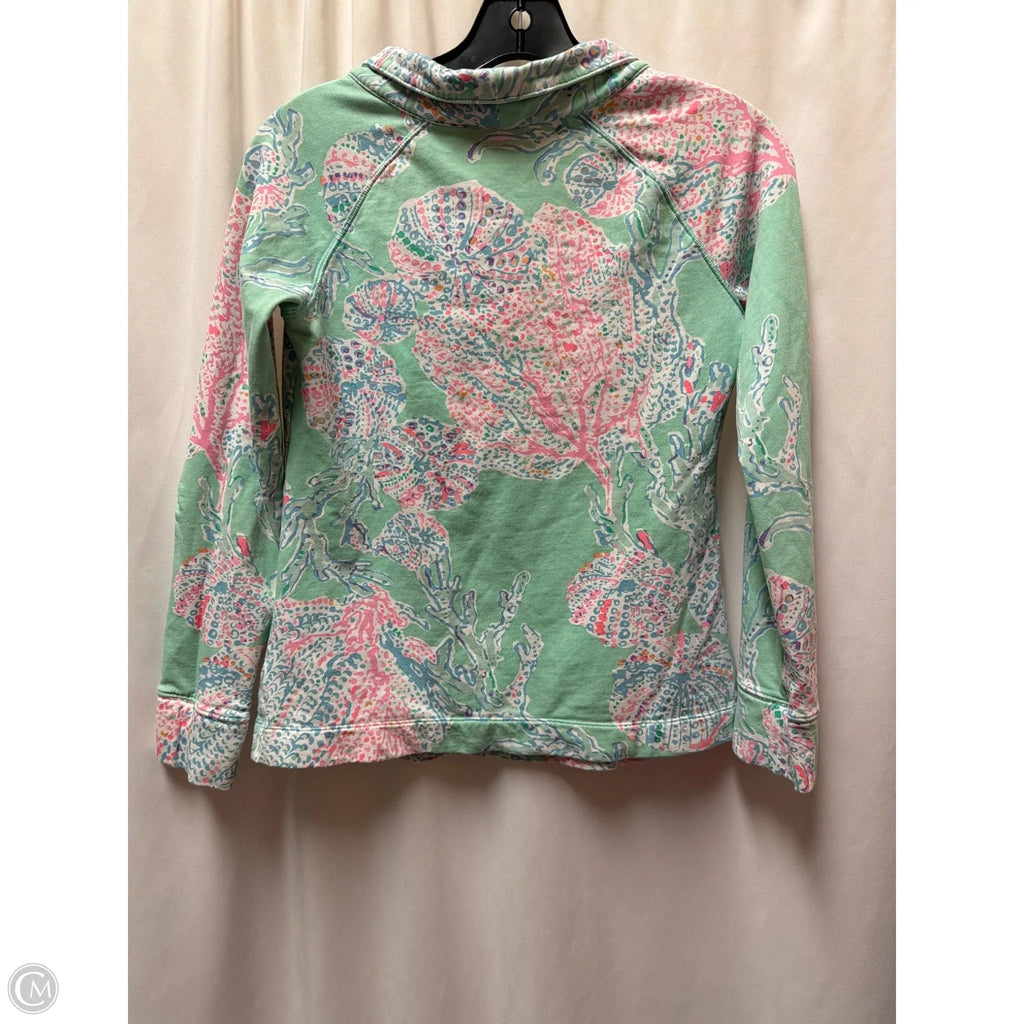 Top Long Sleeve Designer By Lilly Pulitzer In Green, Size: Xs
