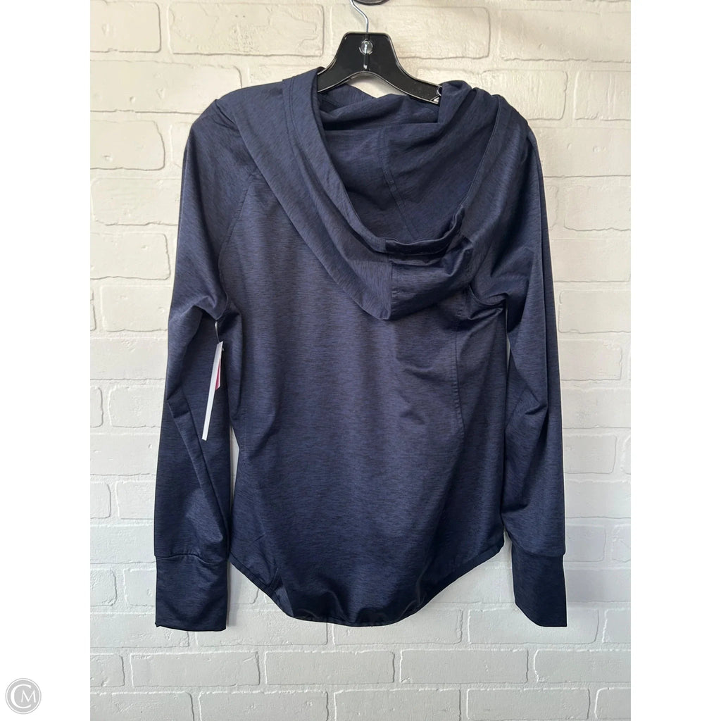 Athletic Sweatshirt Hoodie By 90 Degrees By Reflex In Blue, Size: M