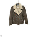 Jacket Faux Fur & Sherpa By Clothes Mentor In Grey, Size: S